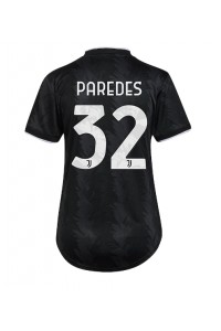 Juventus Leandro Paredes #32 Fotballdrakt Borte Klær Dame 2022-23 Korte ermer